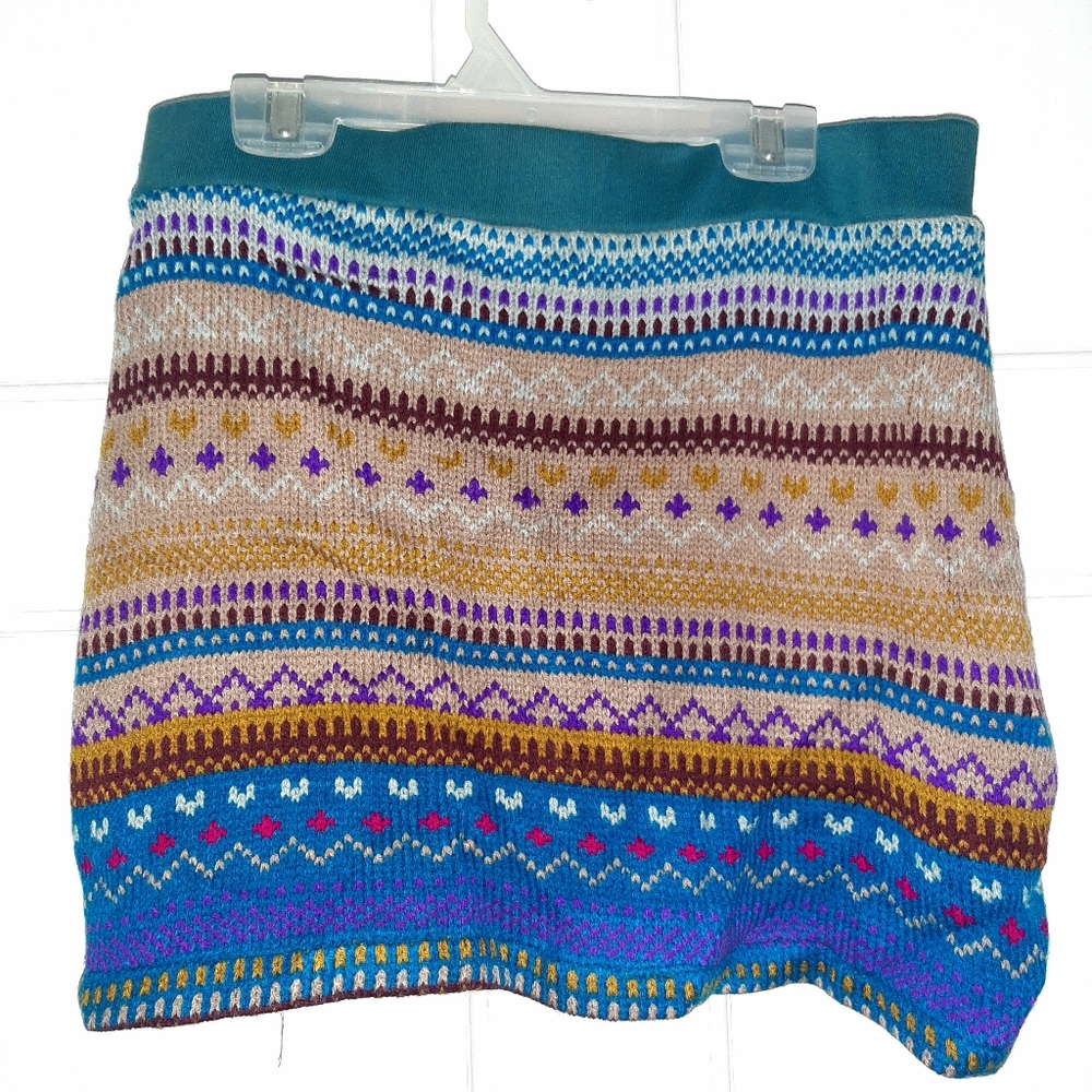 Zig Zag brand sweater skirt size medium